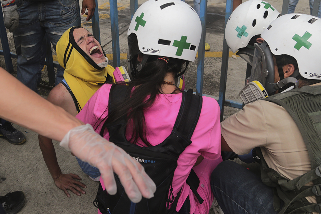 <p>In this May 3, 2017 file photo, volunteer first responders from the