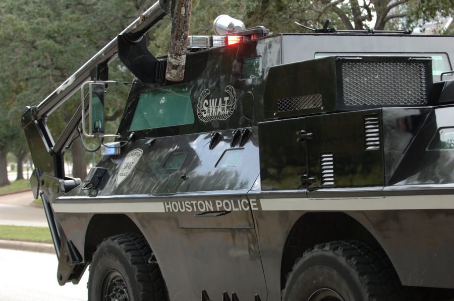 This 2009 photo shows a Houston police SWAT vehicle (Ed Uthman / Flickr)