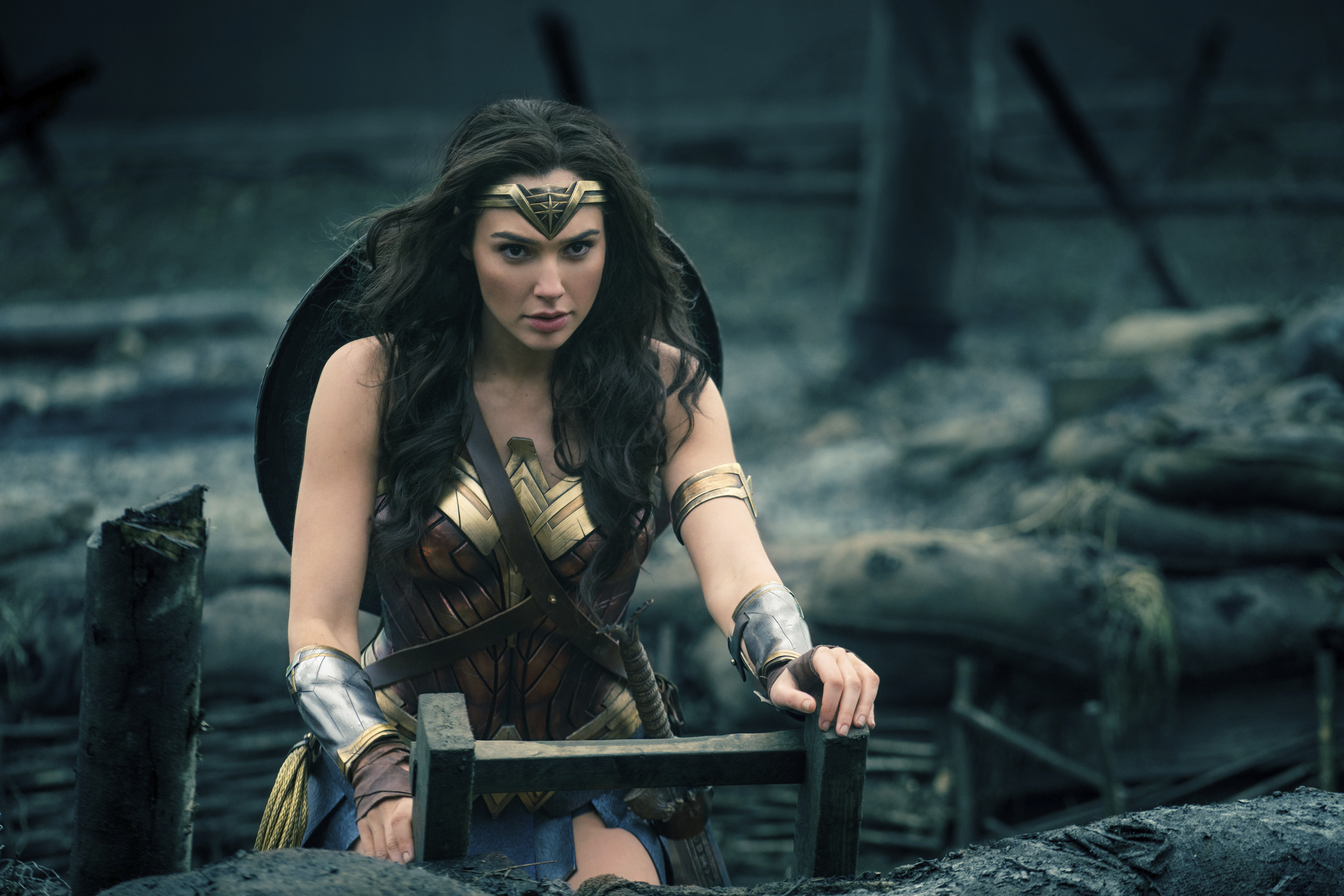 <p>This image released by Warner Bros. Entertainment shows Gal Gadot in a scene from