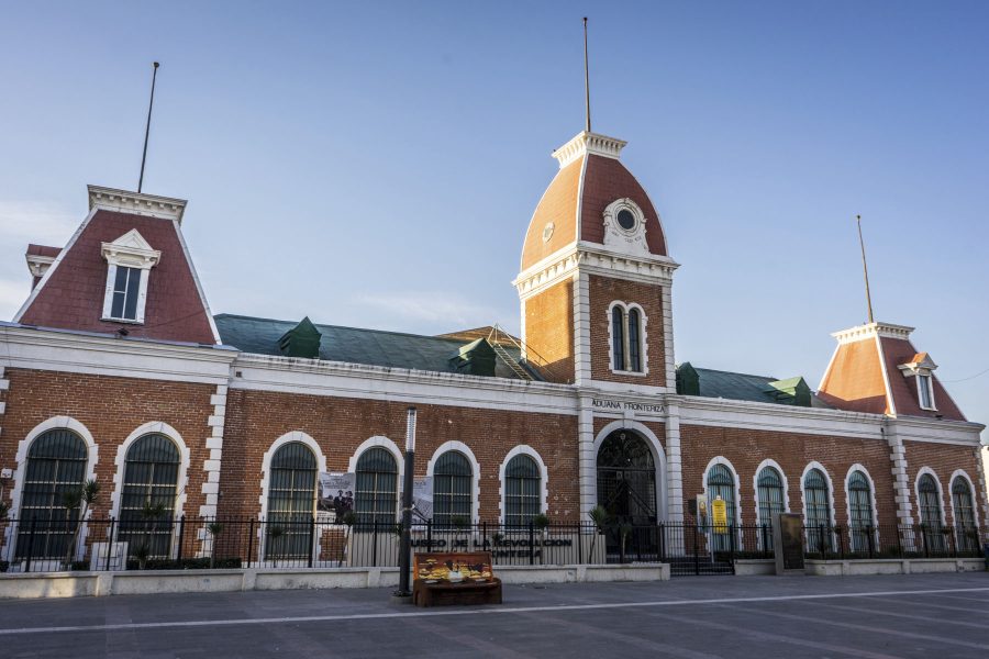 The exterior of the Museum of the Revolution in the Border in Ciudad Juarez, Mexico.
