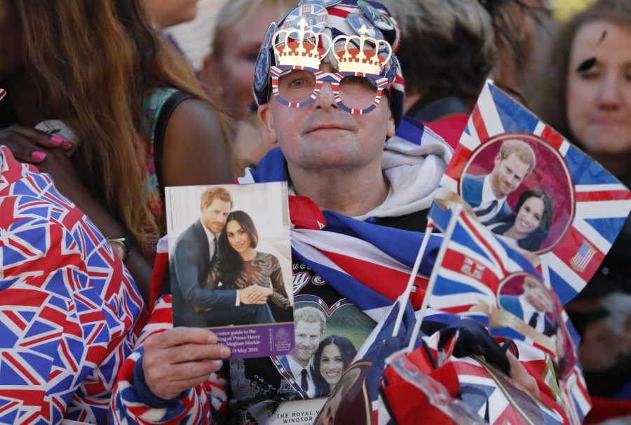 Fan draped in United Kingdom flags