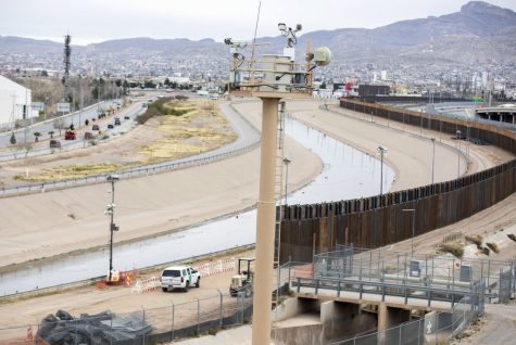 Border patrol vehicle in El Paso