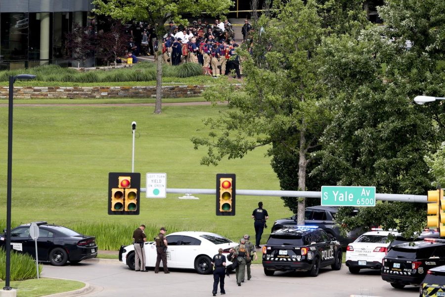 Scene of Tulsa mass shooting