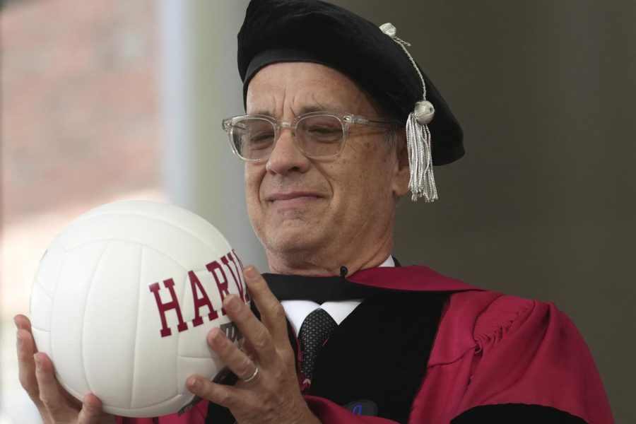 Tom Hanks speaks at Harvard graduation