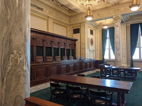 The Supreme Court Chamber in the Oklahoma State Capitol